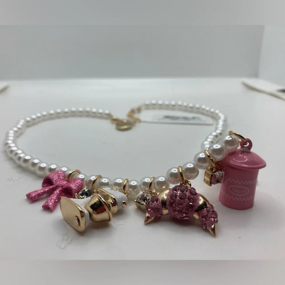 BETSEY JOHNSON SET Baby Cakes Baker’s Delight Charm Necklace & Earrings NEW NWT - Picture 12 of 14